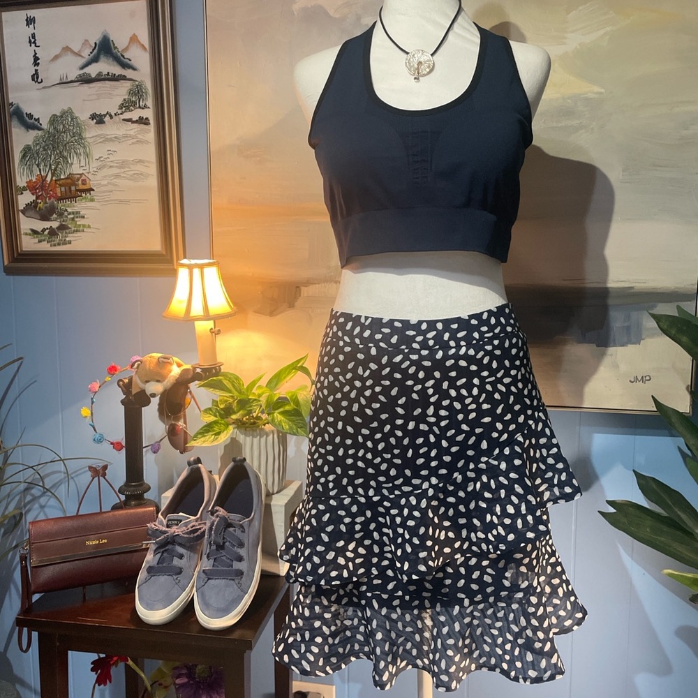 Chic Black and White Women's Mini Skirt
